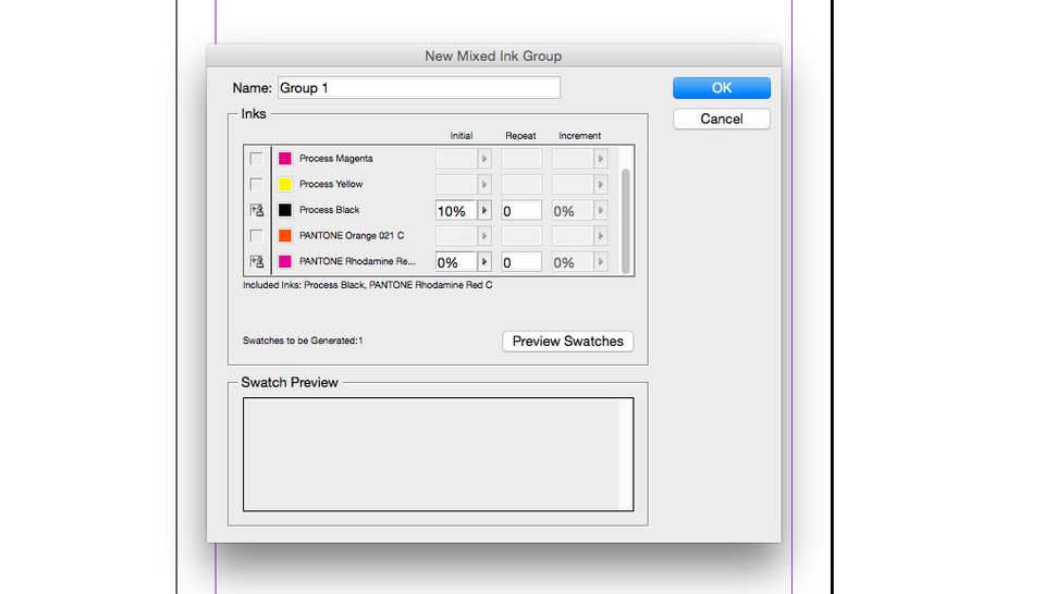 Create a mixed ink group Create mixed inks with InDesign Page 2