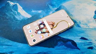 A liquid silver Xiaomi 15 on a desk