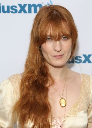 Florence Welch with barely there makeup