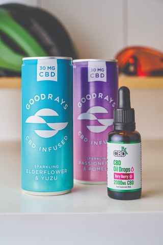 A selection of CBD drinks