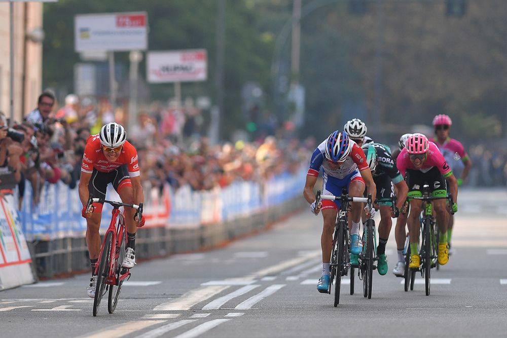 Toms Skujins (Trek-Segafredo) wins Tre Valli Varesine