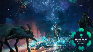 Remnant 2 screenshot with Windows Central must play badge