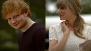 Ed Sheeran and Taylor Swift in