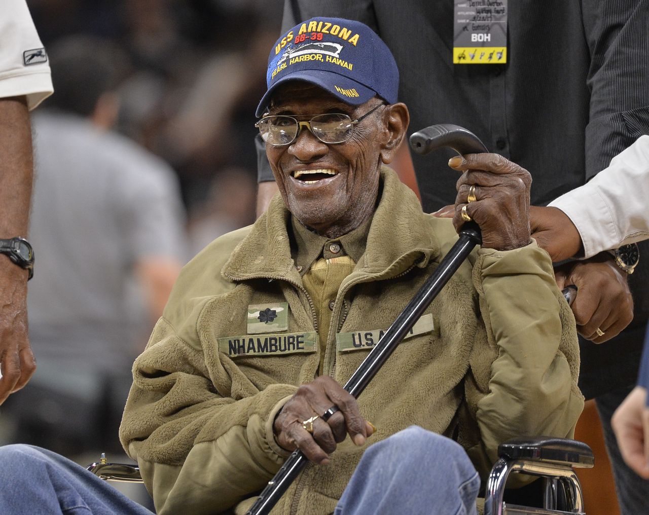 Richard Overton, the oldest living veteran. 