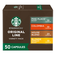 Nespresso Starbucks Original Mild Variety Pack (50)