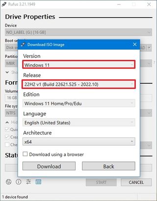 Rufus Select Windows 11 Iso Download