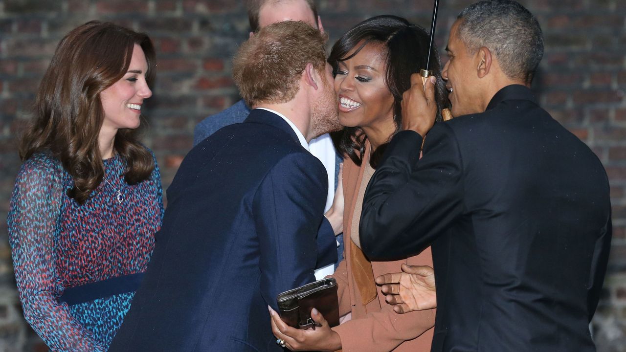 Prince Harry and Barack Obama Just Hung Out at Kensington Palace