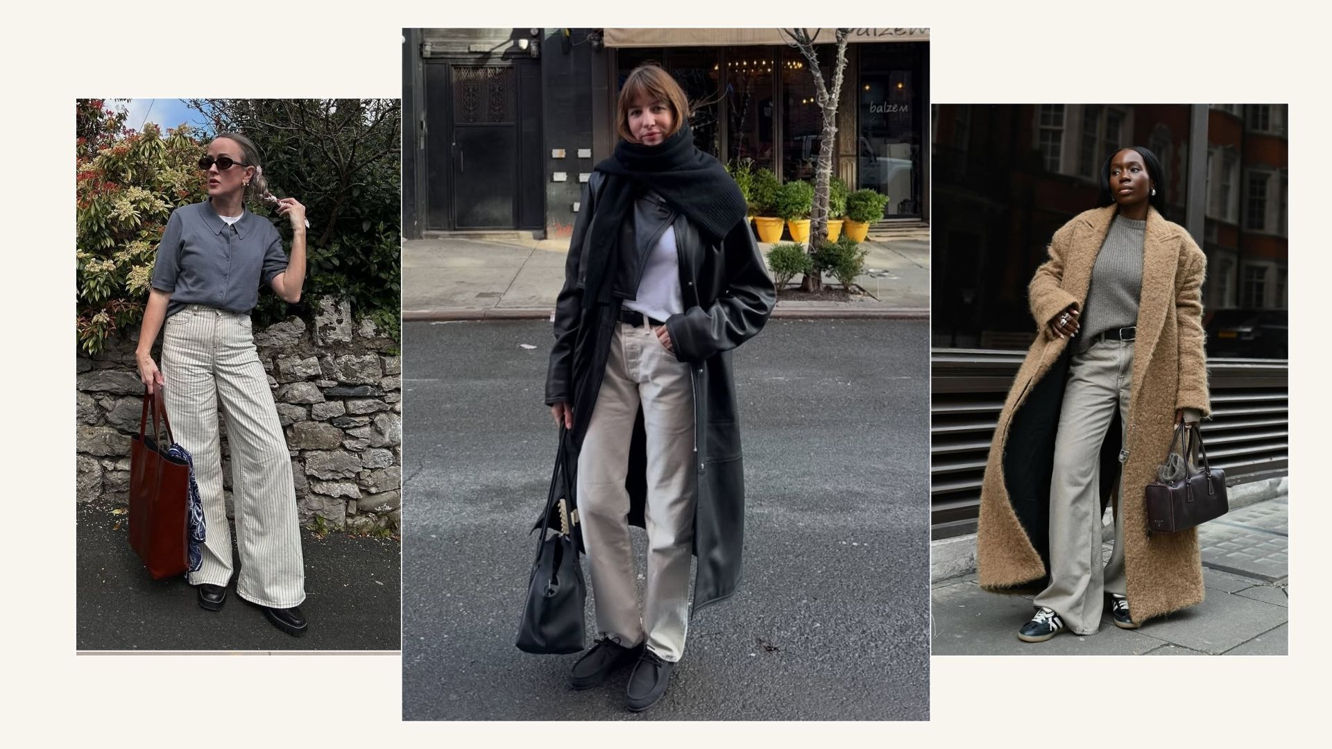 Fashion People Are Choosing Beige Jeans Over Blue—Here’s 6 Ways To Style The Cool Hue