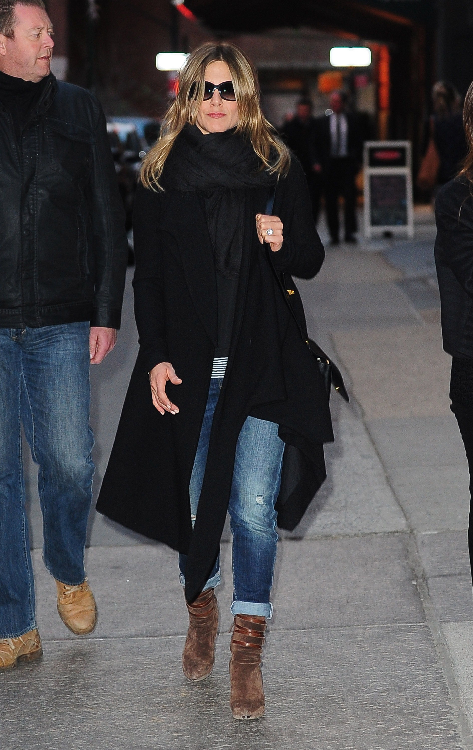 Jennifer Aniston walking in Soho, 2015