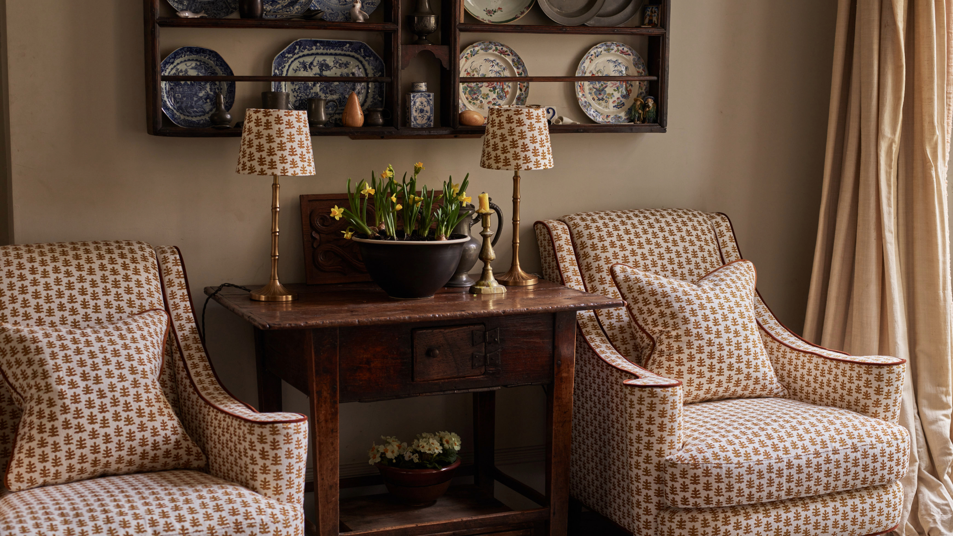 Upholstered armchairs