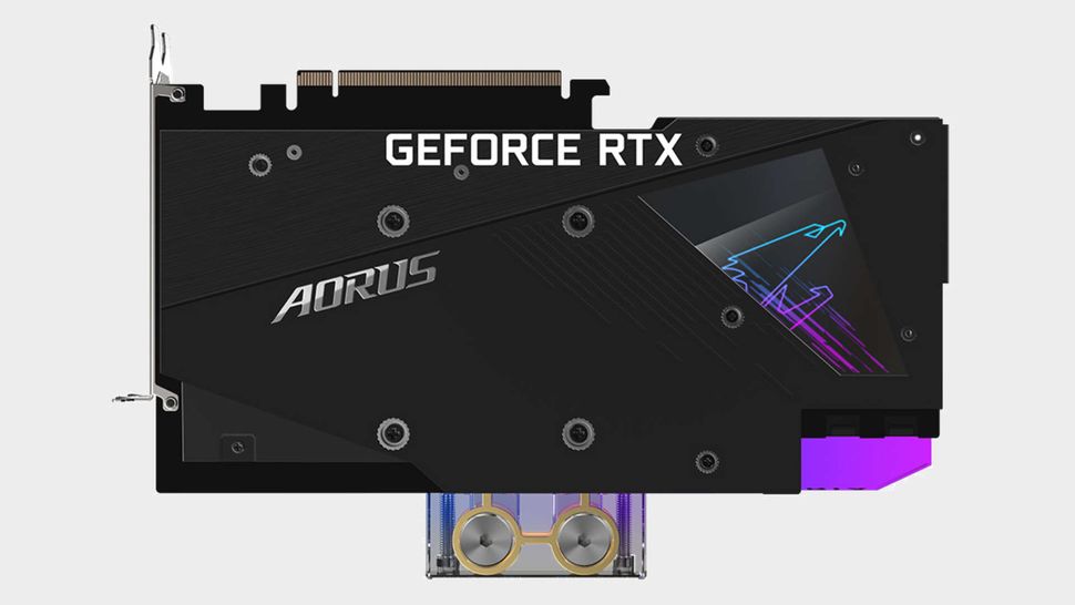 This watercooled RTX 3080 is the most cyberpunk design Gigabyte's made