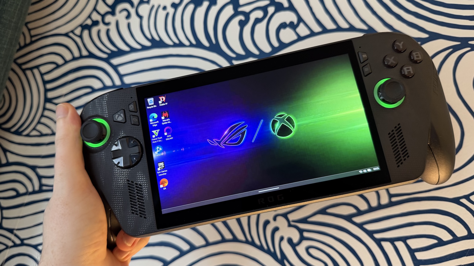 The ASUS ROG Xbox Ally X gaming handheld