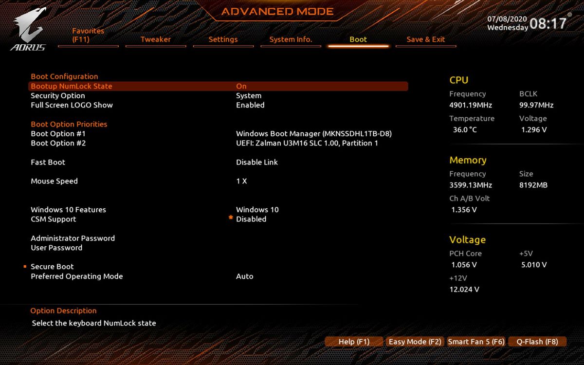 Gigabyte Z490 Aorus Extreme