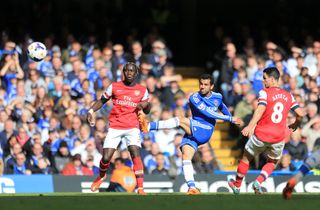 Mohamed Salah scored Chelsea's last goal in a 6-0 thrashing of Arsenal in what was Wenger's 1000th game in charge.