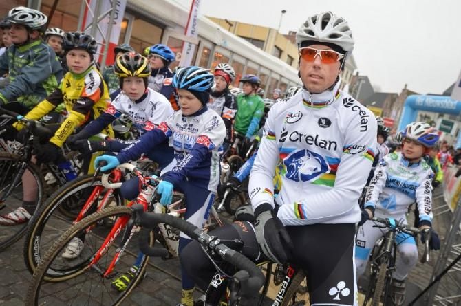 World champion Sven Nys is an ambassador for cyclo-cross and does his part to help the sport cultivate new champions