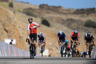 Jesus Herrada impressed on the Tour of Oman stage 2 finish