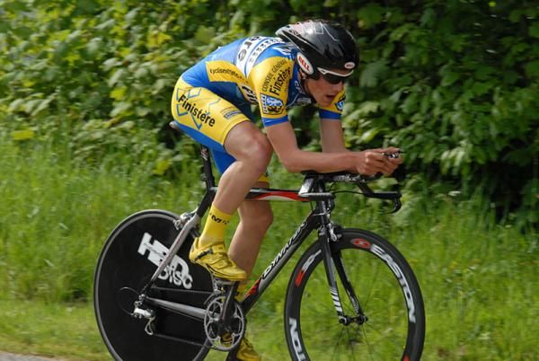 Olivier Le Gac (Finistere) rode to fourth place.
