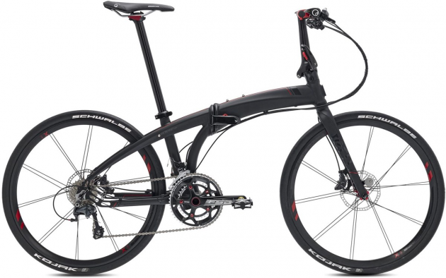 An unsual folding bike is the Tern Eclipse X22 folding bike, pictured here, which is considered one of the best bikes for commuting
