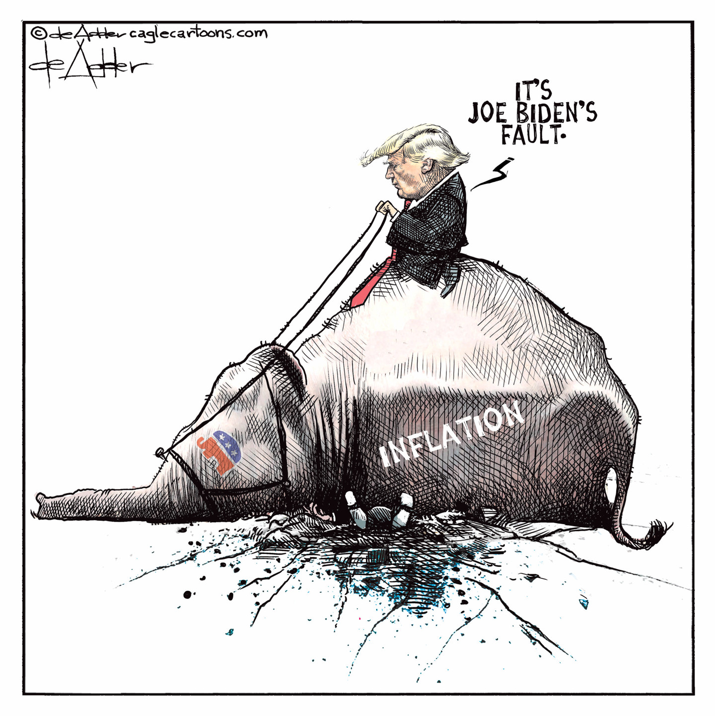 Political cartoon