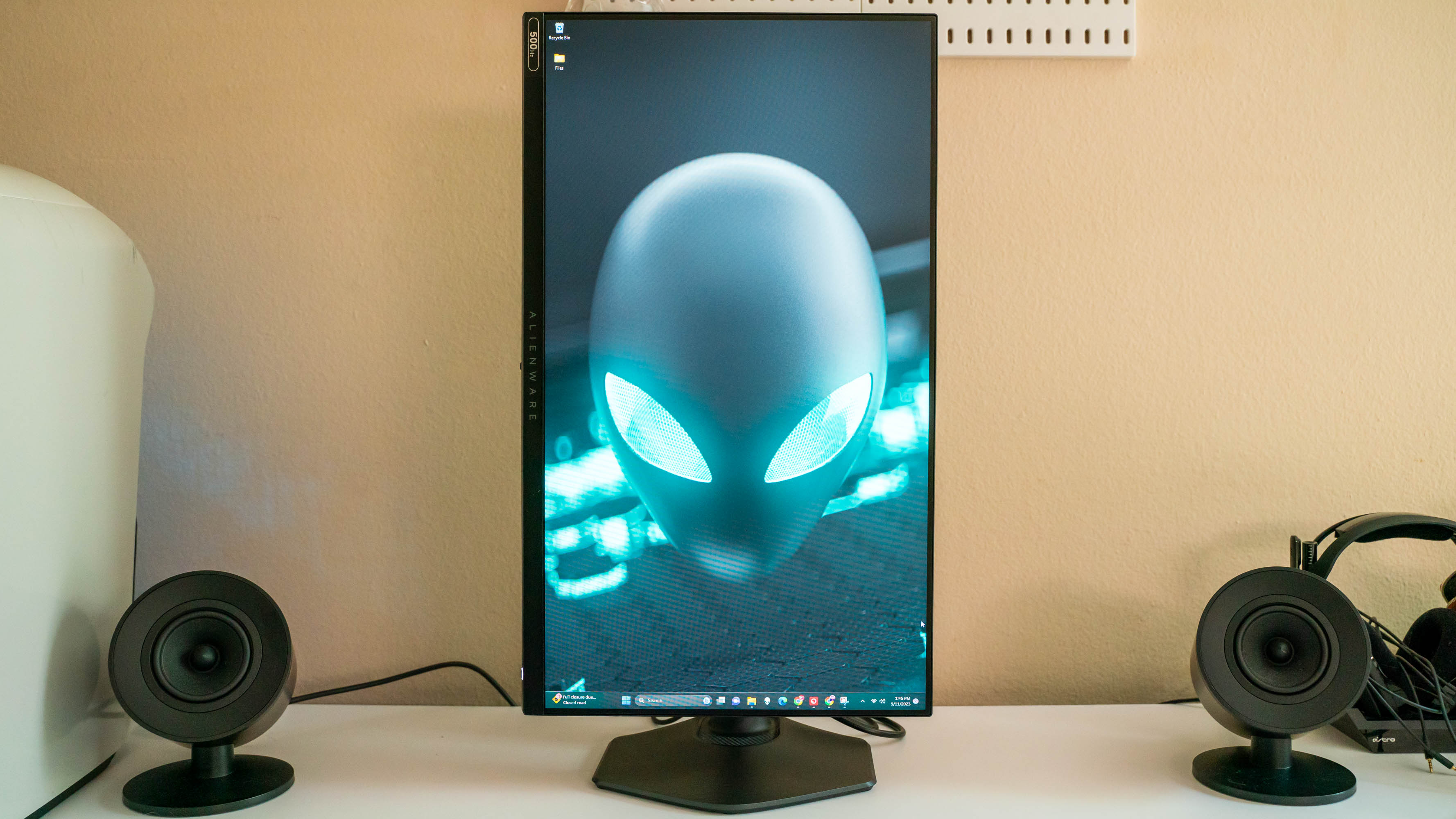 Alienware AW2524HF on a desk