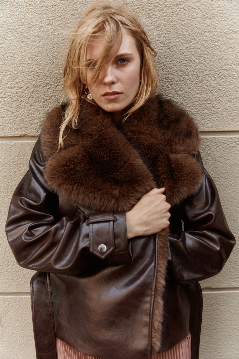 Collared Biker Jacket