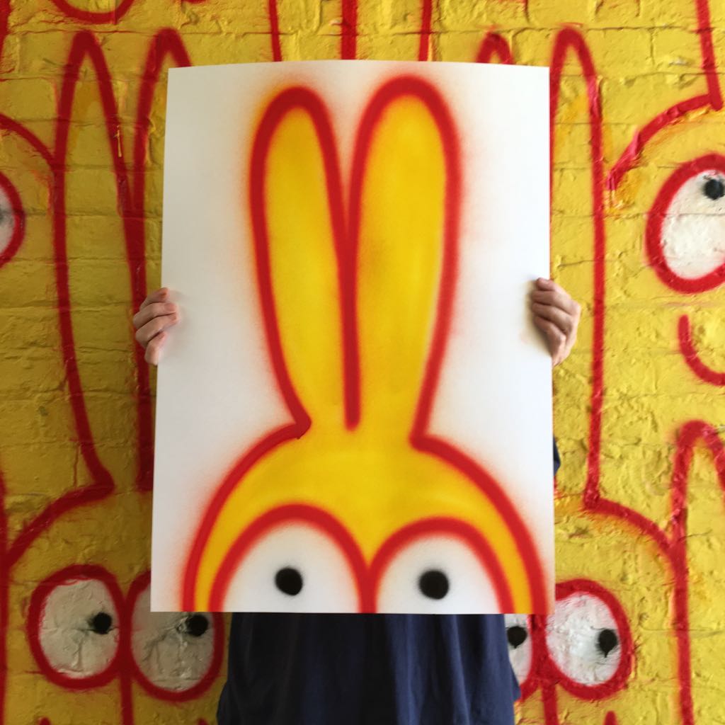 Bunt the Rabbit . Painted by Petro