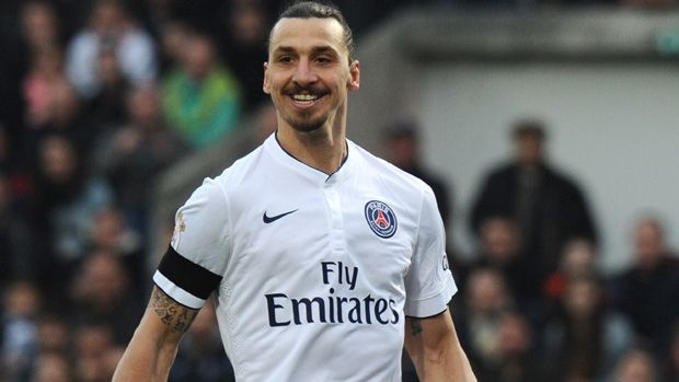 Zlatan Ibrahimovico of Paris-Saint-Germain