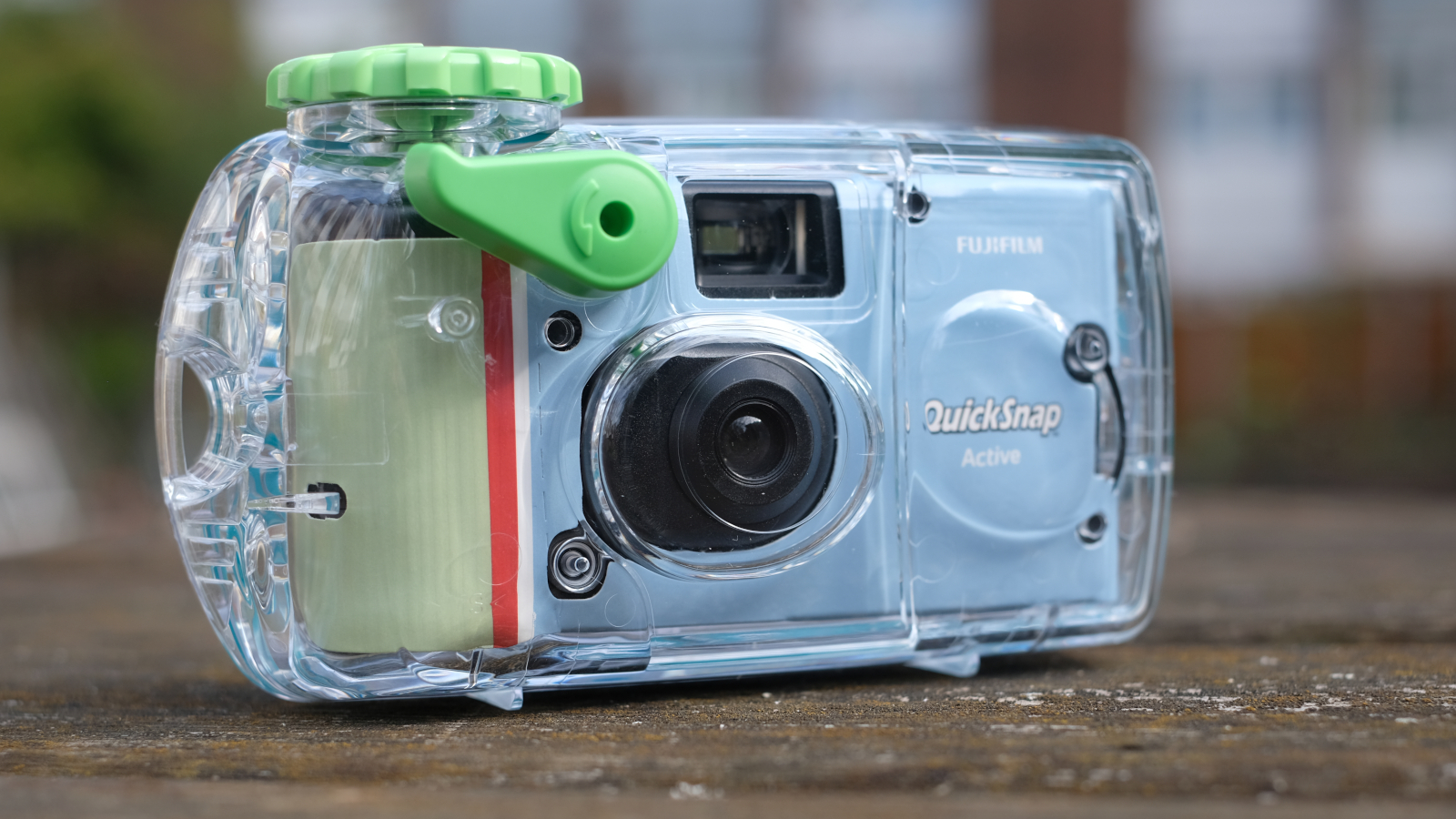 Photograph of Fujifilm QuickSnap Active disposable camera