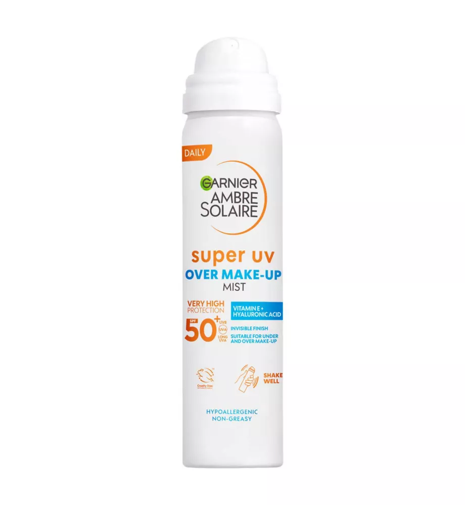 Garnier Ambre Solaire Over Makeup Super Uv Face Protection Mist Spf50+ 75ml