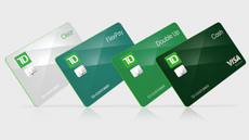 Picture of TD's credit cards. 