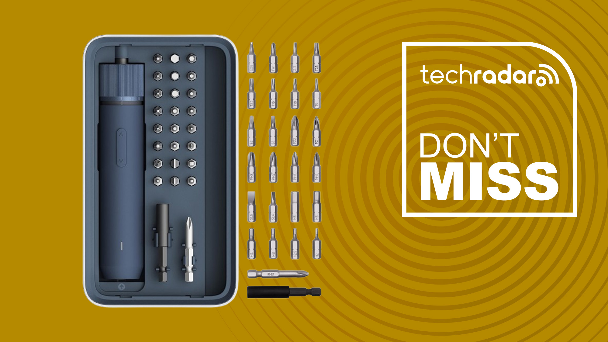 HOTO 25-Piece Upgraded Electric Screwdriver Kit