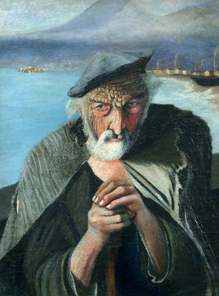 Fisherman painting