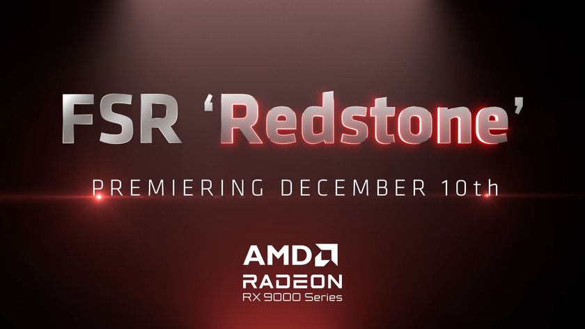 The FSR Redstone logo, and its launch date of December 10th.