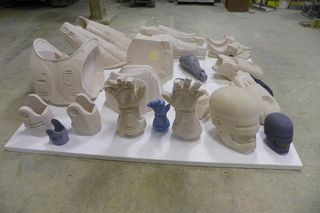 RoboCop Statue parts