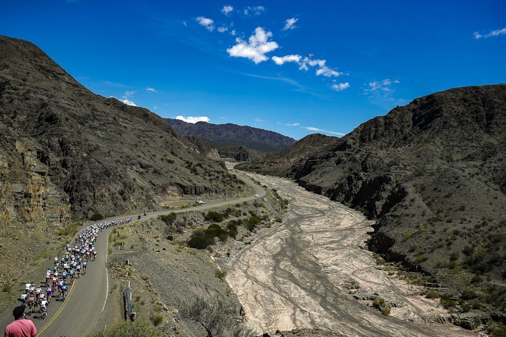 Scenery along the route of stage 5 in San Juan