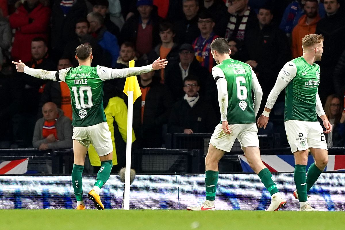 Rangers v Hibernian – Premier Sports Cup – Semi-Final – Ibrox Stadium