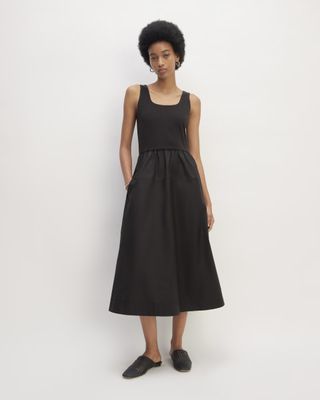 Black Supima Jersey Riviera Dress