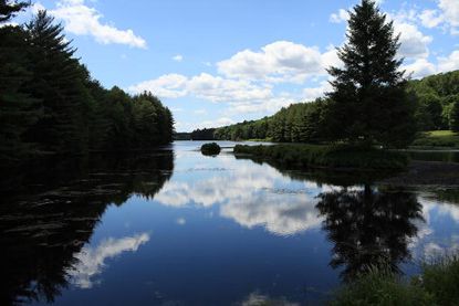 A reservoir in Connecticut.