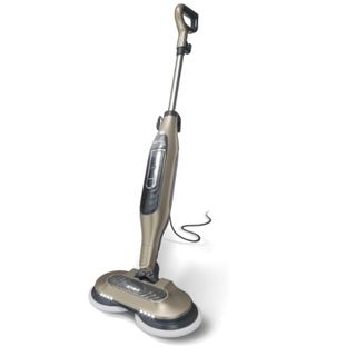 upright floor steamer from Shark, gold color