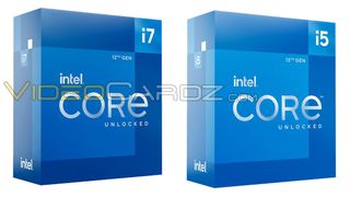Intel Alder Lake leaked image purportedly of retail boxes