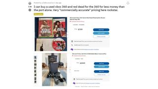 Reddit post showing price of Xbox 360 and Red Dead Redemption disc to be cheaper than port