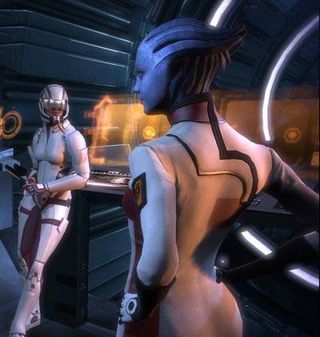 BioWare's next-generation design gives Mass Effect rich graphics.