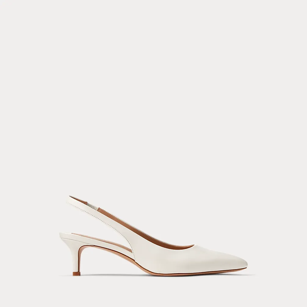 Lolah Ii Nappa Leather Slingback Pump