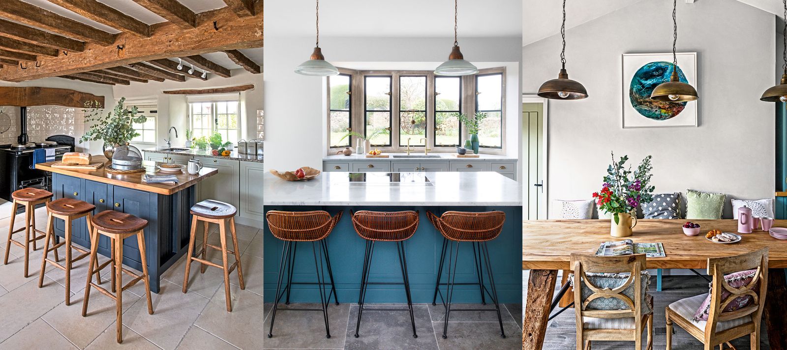 Country kitchen diner ideas: 28 pretty country kitchen diners | Homes ...