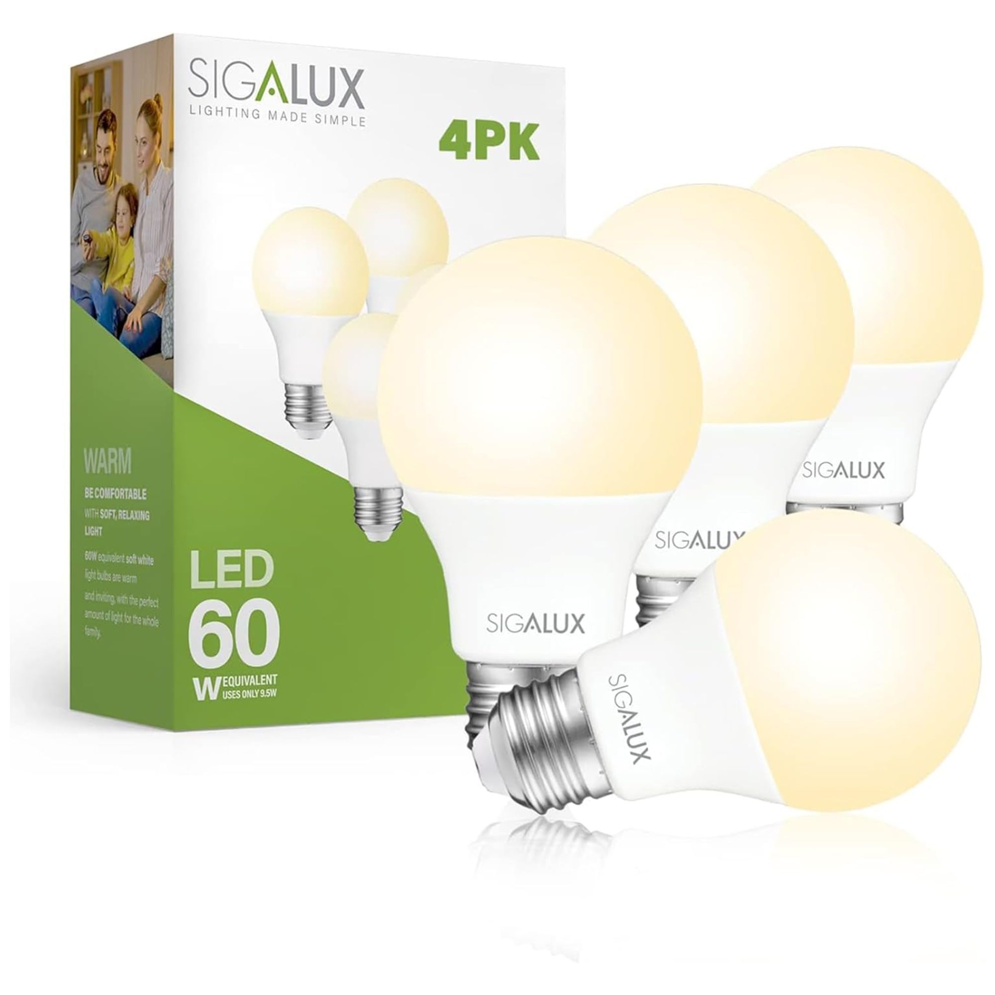 Warm white bulbs
