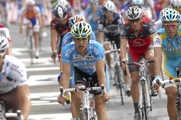 Linus Gerdemann (Milram) tried to gain time on the main overall contenders today