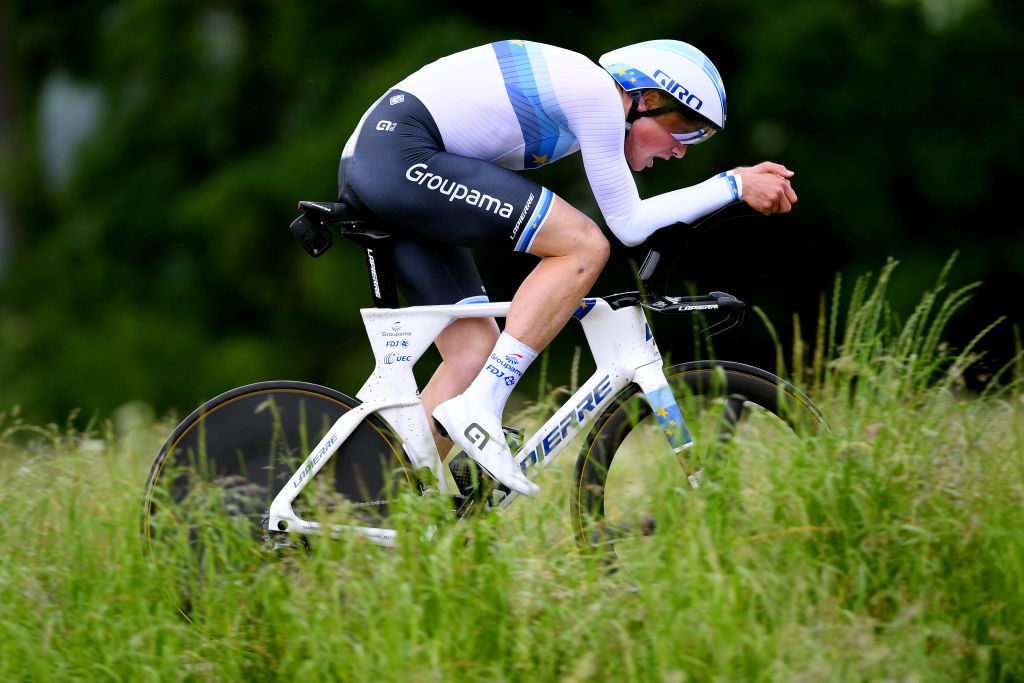 FRAUENFELD SWITZERLAND JUNE 06 Stefan Kng of Switzerland and Team Groupama FDJ during the 84th Tour de Suisse 2021 Stage 1 a 109km Individual Time Trial from Frauenfeld to Frauenfeld UCIworldtour tds tourdesuisse on June 06 2021 in Frauenfeld Switzerland Photo by Tim de WaeleGetty Images