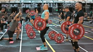 Ben Bergeron competing in the CrossFit North America West Semifinal