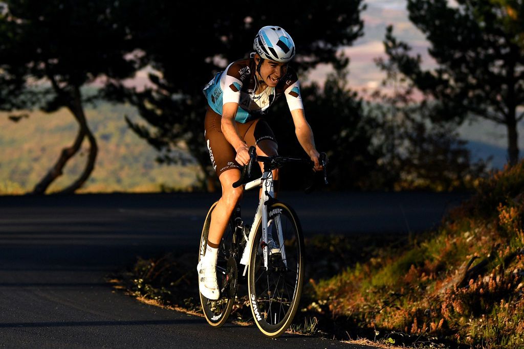 ALTODEMONCALVILLO SPAIN OCTOBER 28 Clement Champoussin of France and Team AG2R La Mondiale Shadow during the 75th Tour of Spain 2020 Stage 8 a 164km stage from Logroo to Alto de Moncalvillo 1490m lavuelta LaVuelta20 on October 28 2020 in Alto de Moncalvillo Spain Photo by David RamosGetty Images