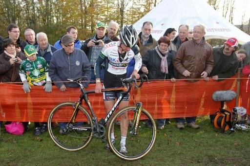 Radomir Simunek Jr. didn't finish after splintering his fork in a crash in the logs